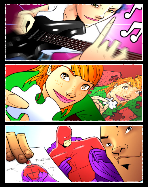 Jim Cliffe Comic Graphic Sample 1