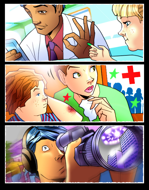 Jim Cliffe Comic Graphic Sample 2